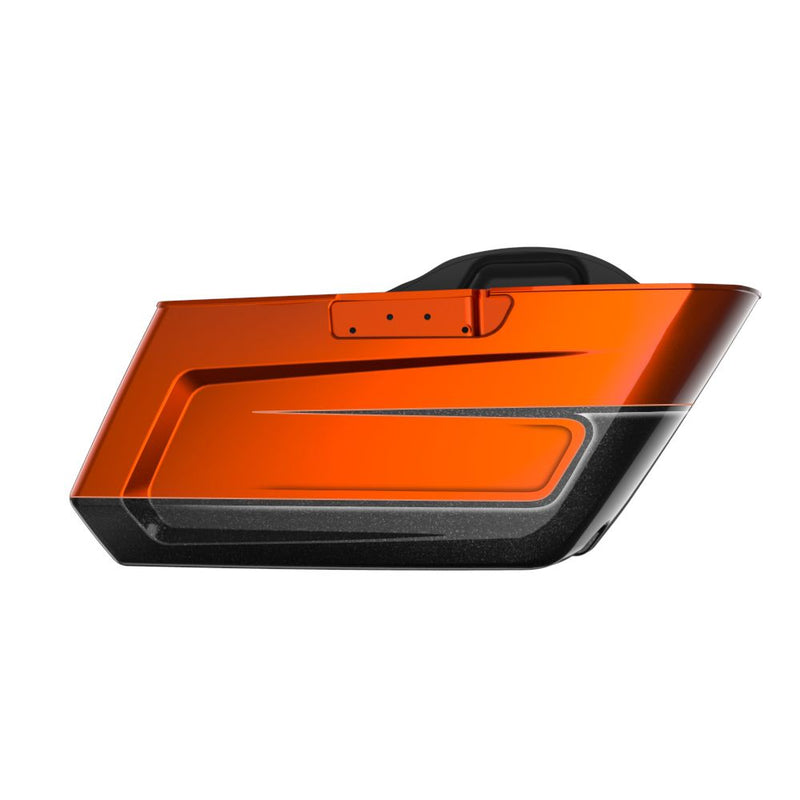 Advanblack Color Matched Holeshot 2.0 Chopped Saddlebags Bottoms for '23.5-Up Harley Touring