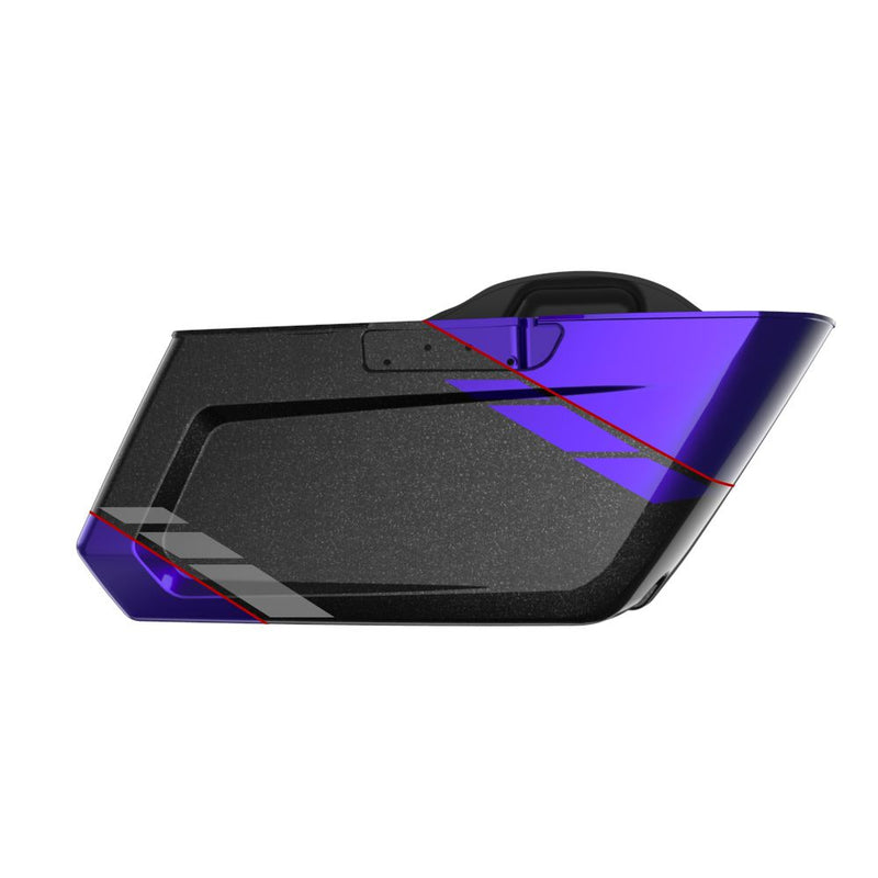 Advanblack Color Matched Holeshot 2.0 Chopped Saddlebags Bottoms for '23.5-Up Harley Touring