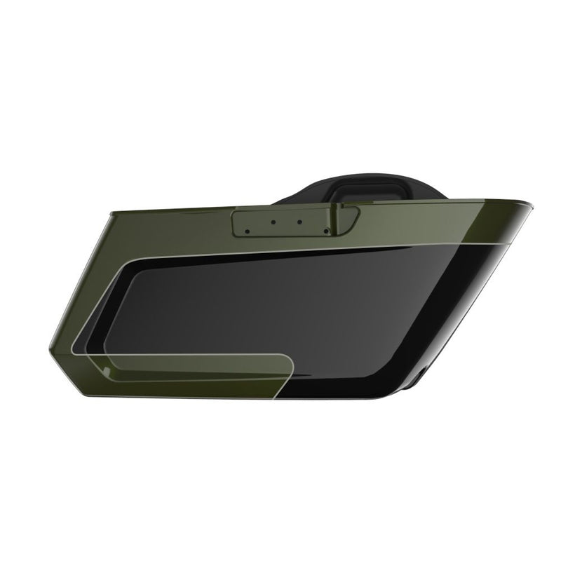 Advanblack Color Matched Holeshot 2.0 Chopped Saddlebags Bottoms for '23.5-Up Harley Touring