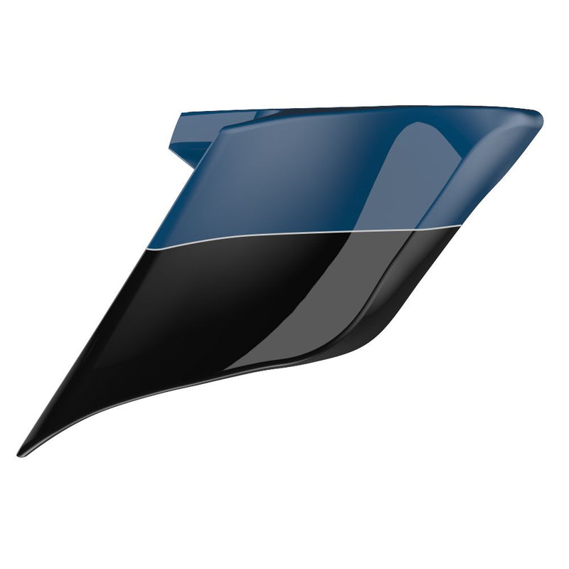 Advanblack Custom Two Tone ABS Stretched Side Cover Panel for 2014-2023 Harley Davidson Touring
