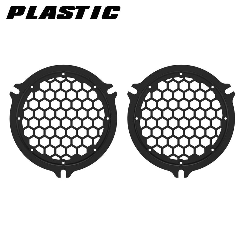 Advanblack HEX Speaker Grills Color Matched For 2014+ Electric Glide / Street Glide Inner Fairing