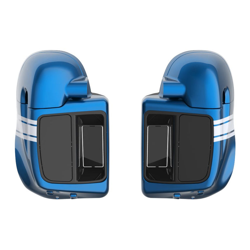 Advanblack Custom Two Tone Rushmore Lower Vented Fairings for 2014-2023 Harley Touring