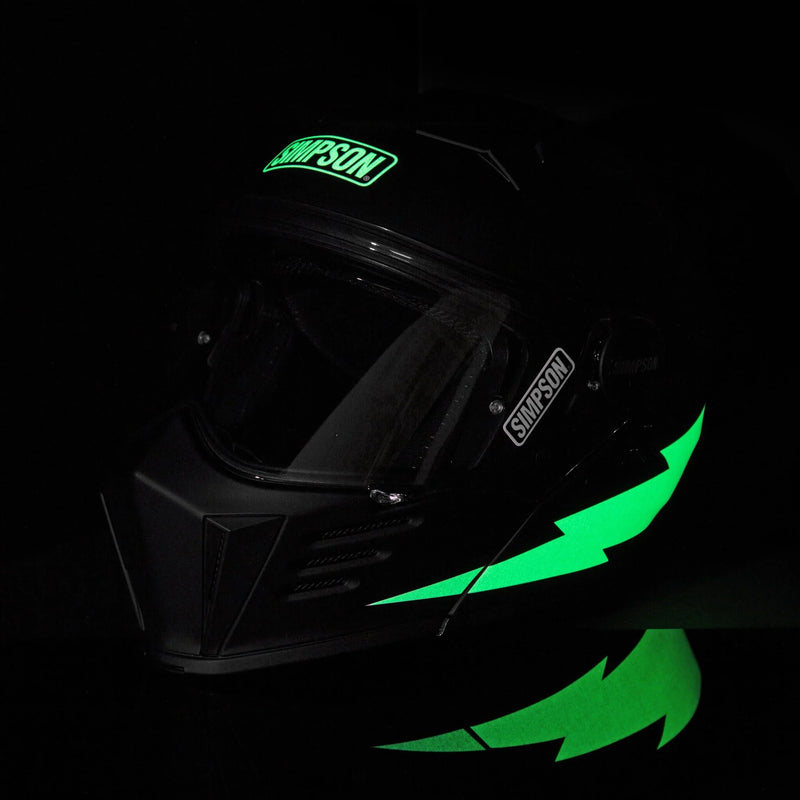 Simpson Mod Bandit helmet - Lucifer side view
