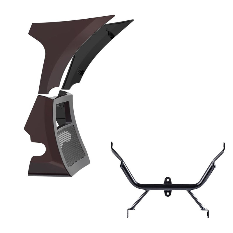 Advanblack Fairing  Spoiler Kit with Support Bracket for '23.5-'26 Harley Road Glide