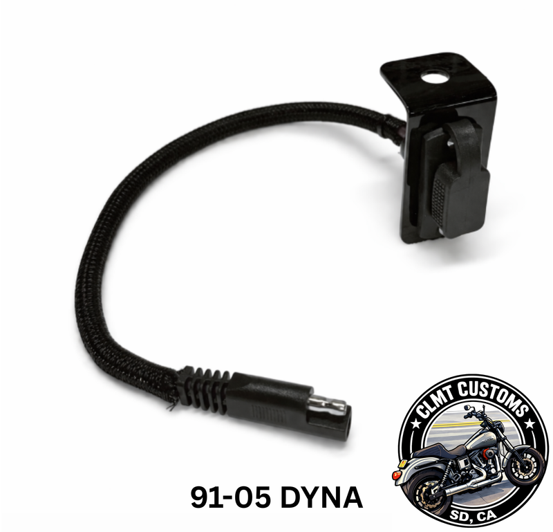 CLMT CUSTOMS - 1991-2005 Dyna Battery Tender Quick Connect Mount