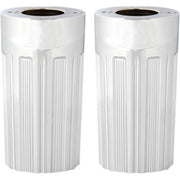 ARLEN NESS Aluminum Standard Length Fork Boot Covers - 10-Gauge - '86-'13 FLH - Chrome