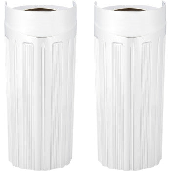 ARLEN NESS Aluminum Extended Length Fork Boot Covers - 10-Gauge - '86-'13 FLH - Chrome