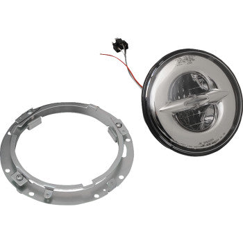 DRAG SPECIALTIES 7" Reflector-Style LED Headlamp - Chrome