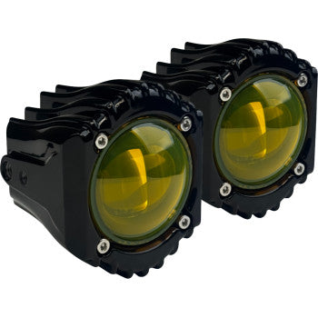 CUSTOM DYNAMICS Shark Demon Fog Light - Selective Yellow - Universal