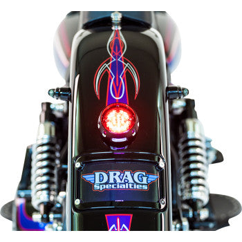 DRAG SPECIALTIES Custom Bobber LED Taillight/License Plate Mount - Black