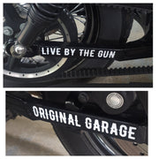 Original Garage Moto - OG Moto - Live By The Gun FXR & Sportster Swingarm Stickers