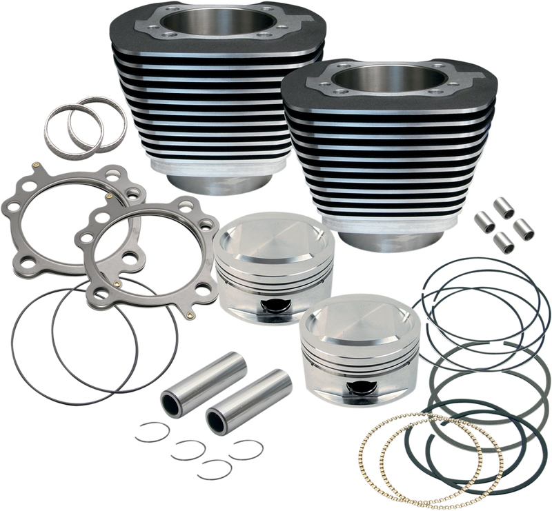S&S CYCLE 95" Big Bore Cylinder Kit - Twin Cam - Black