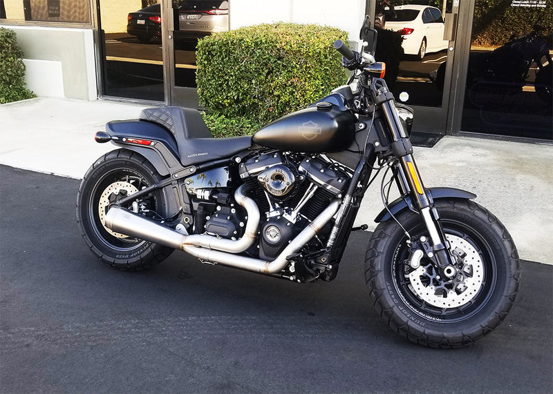 Burns Stainless NhB Exhaust for M8 Softails