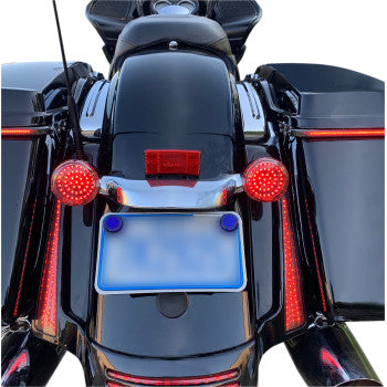 DRAG SPECIALTIES Bullet-Style Turn Signal Insert - Red - 1156