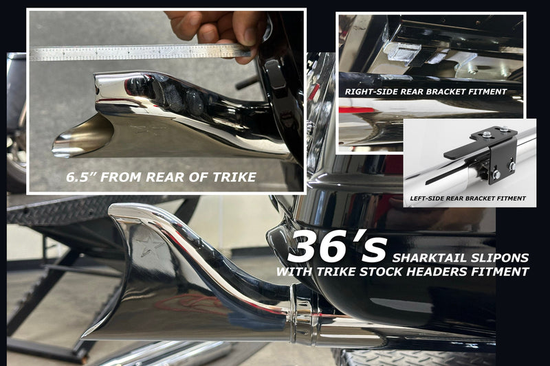 HARLEY FREE WHEELER SLASH 2.5" SLIP-ONS BUNDLE
