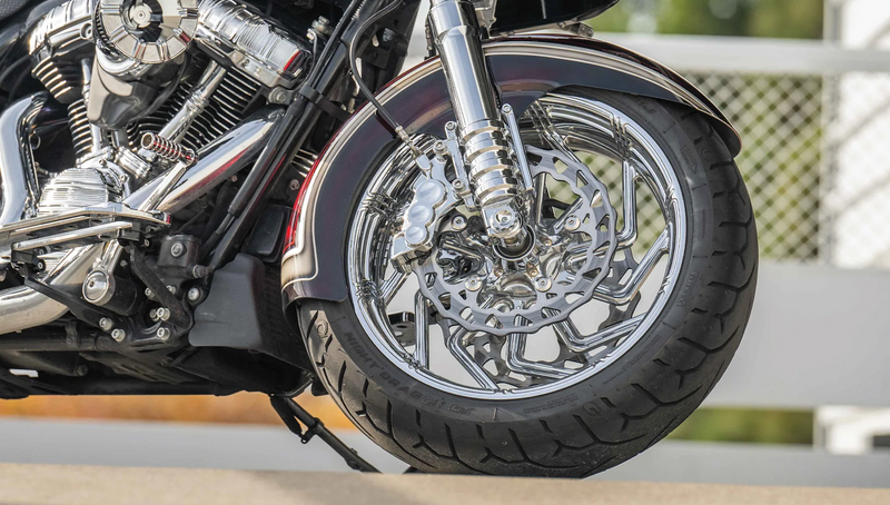 ARLEN NESS Fat Stocker Front Fender - Unfinished - Touring '99-'13