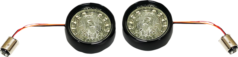 CUSTOM DYNAMICS 1157 Turn Signal Insert - Black - Red/Smoke