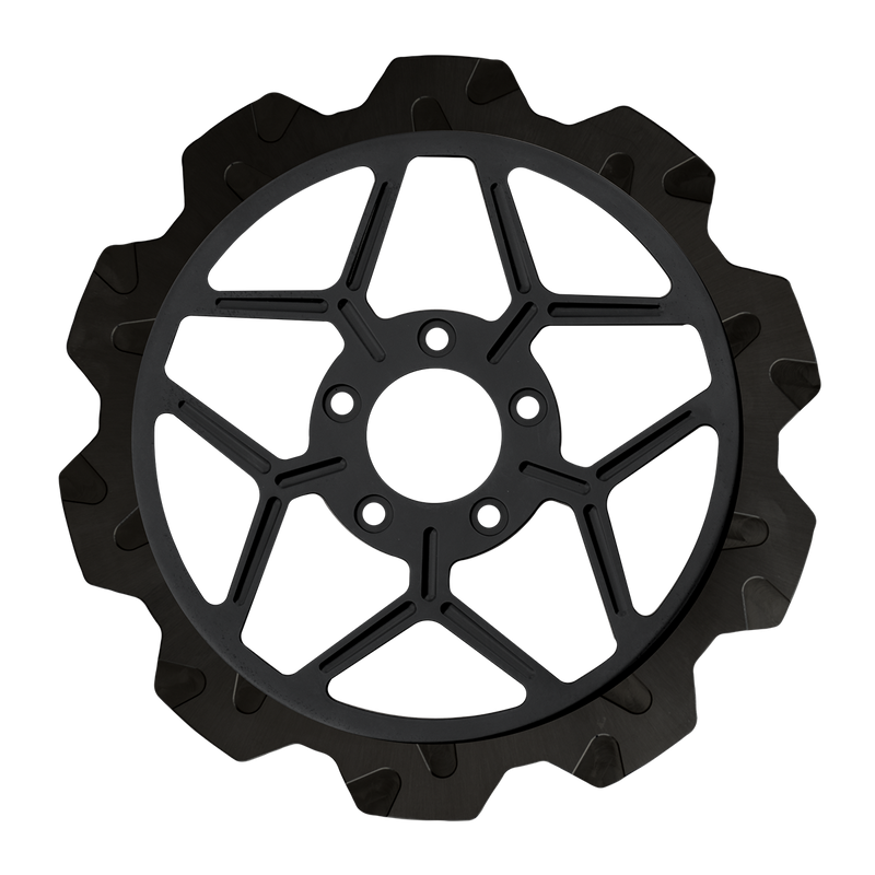 LYNDALL RACING BRAKES Oversized 13" Crown Cut Front Brake Rotor