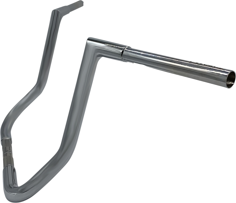 FAT BAGGERS INC. 1-1/4" EZ Install Flat Top Handlebar - 14" - Chrome 705014