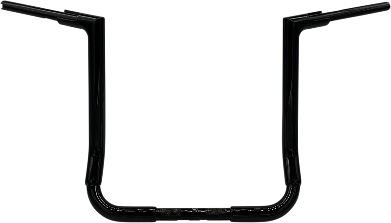 FAT BAGGERS INC. 1-1/2" EZ Install Flat Top Handlebar - 16" - Black 605016-B