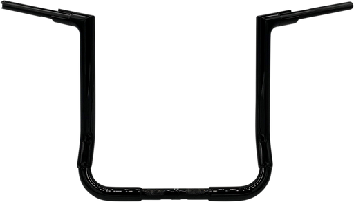 FAT BAGGERS INC. 1-1/2" EZ Install Flat Top Handlebar - 16" - Black 605016-B