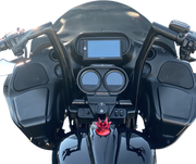 FAT BAGGERS INC. 1-1/2" EZ Install Flat Top Handlebar - 16" - Black 607016-B