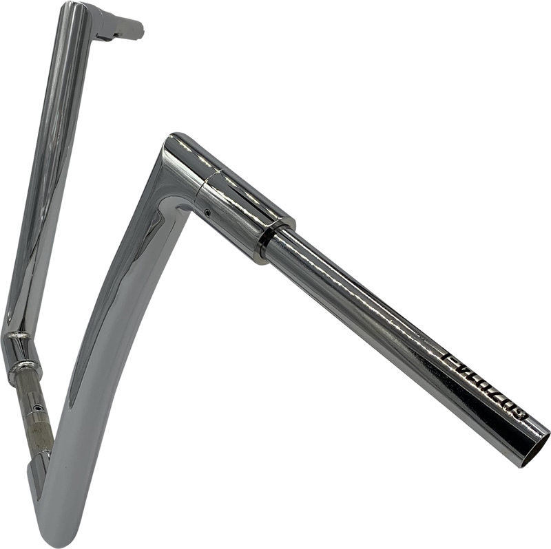 FAT BAGGERS INC. 1-1/2" EZ Install Flat Top Handlebar - 14" - Chrome 607014