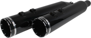 KHROME WERKS 4-1/2" HP-Plus® Slip-On Mufflers - Obsidian Tracer 202640
