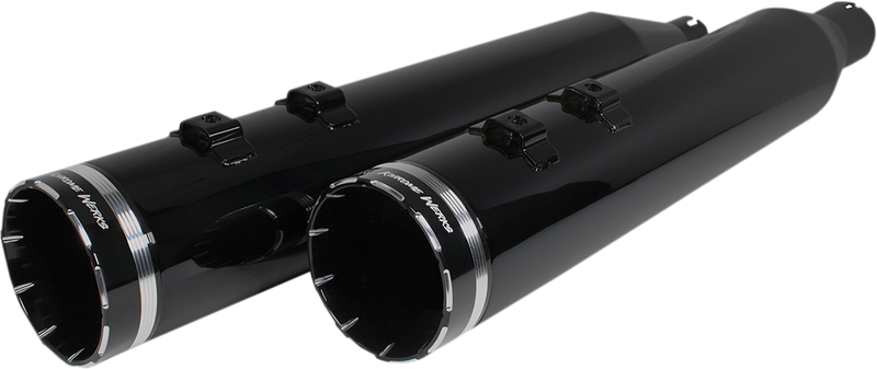 KHROME WERKS 4-1/2" HP-Plus® Slip-On Mufflers - Obsidian Tracer 202640