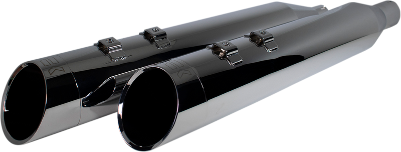 KHROME WERKS 4-1/2" HP-Plus® Slip-On Mufflers - Chrome Edge 202665