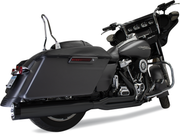 KHROME WERKS 2-into-1 Outlaw Exhaust System - Black - No End Cap Included 200775