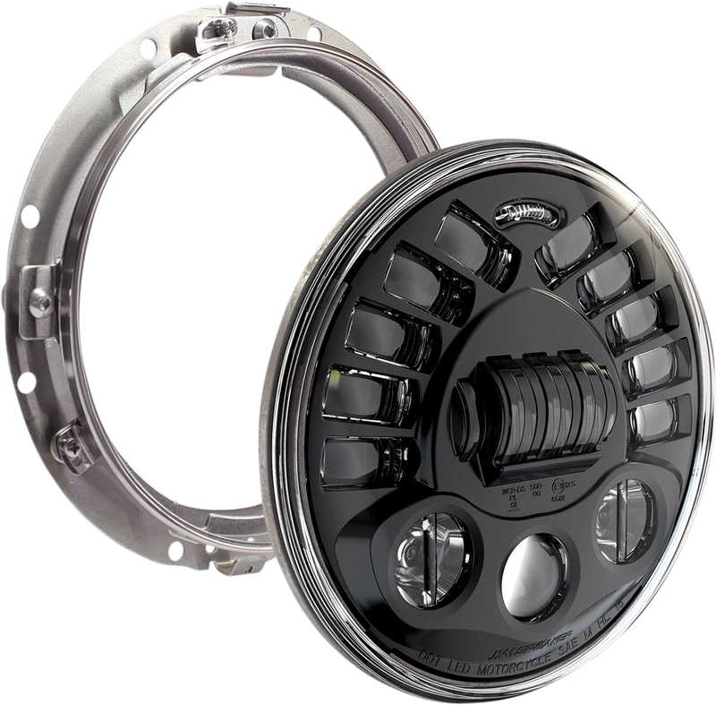 CUSTOM DYNAMICS Adaptive Headlight w/ Mounting Ring - 7"