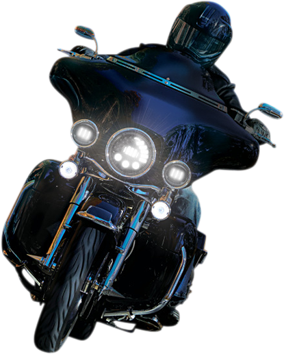 CUSTOM DYNAMICS Adaptive Headlight w/ Mounting Ring - 7"