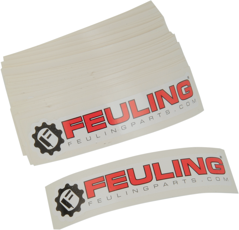 FEULING OIL PUMP CORP. STICKERS FEULING 50PK