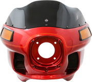KLOCK WERKS Flare® Windshield - 9" - Black - '83-'93 FXRT KWW-02-0604