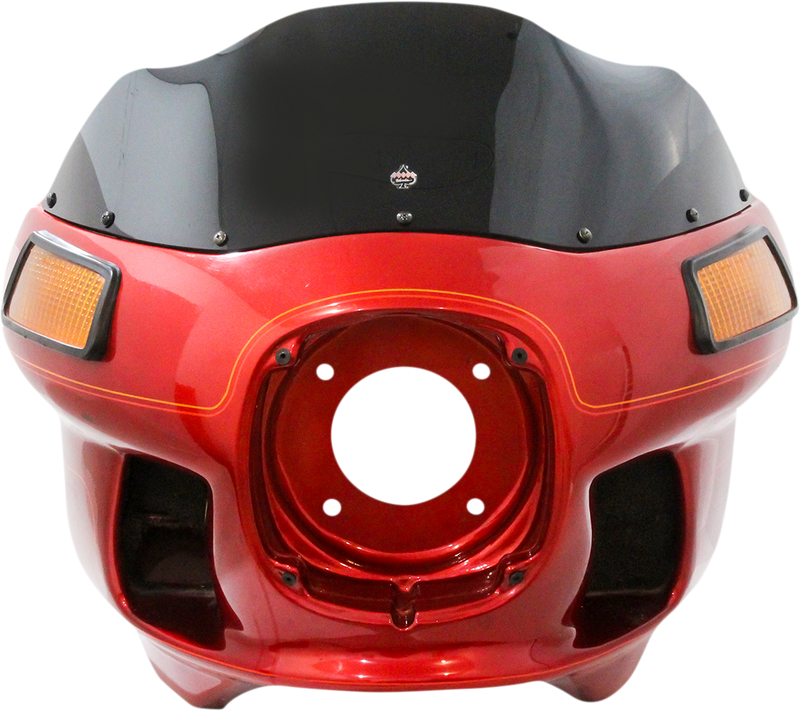 KLOCK WERKS Flare® Windshield - 9" - Black - '83-'93 FXRT KWW-02-0604