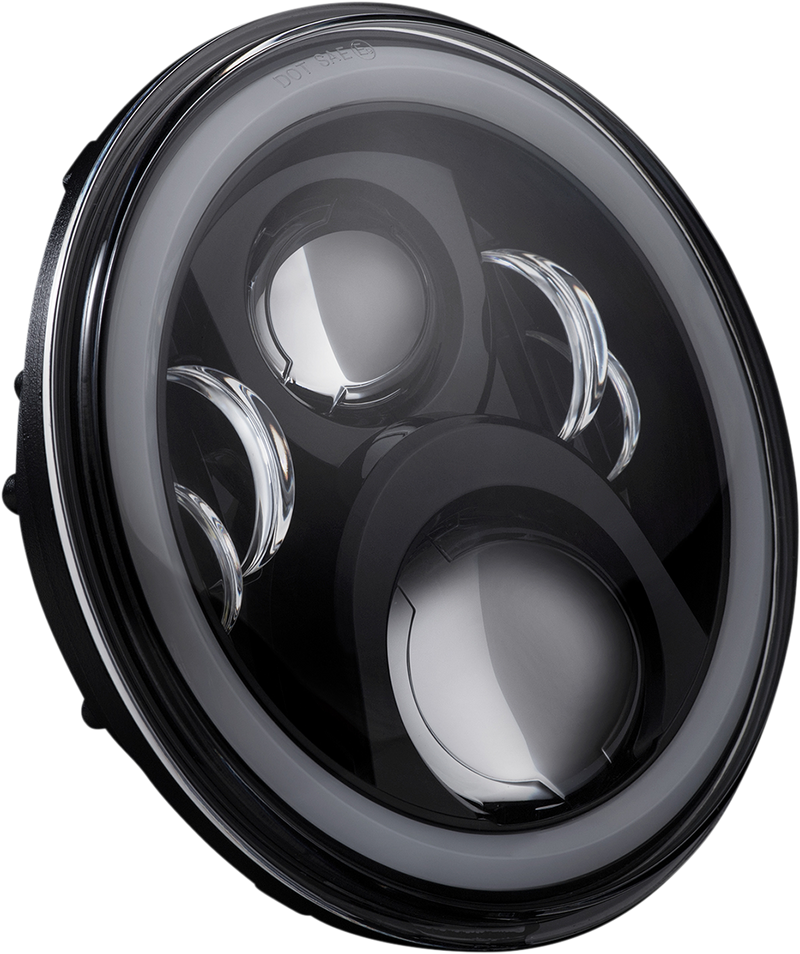 CUSTOM DYNAMICS ProGLow 7" LED Headlamp w/  Mounting Ring