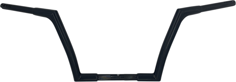 FAT BAGGERS INC. 1-1/4" EZ Install Flat Top Handlebar - 10" - Black 707010-B