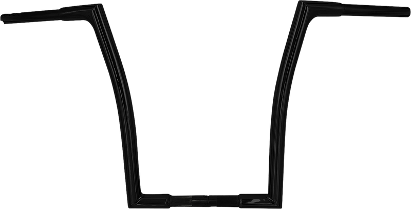 FAT BAGGERS INC. 1-1/4" EZ Install Flat Top Handlebar - 16" - Black 707016-B