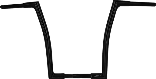 FAT BAGGERS INC. 1-1/4" EZ Install Flat Top Handlebar - 16" - Black 707016-B