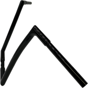 FAT BAGGERS INC. 1-1/4" EZ Install Flat Top Handlebar - 16" - Black 706016-B