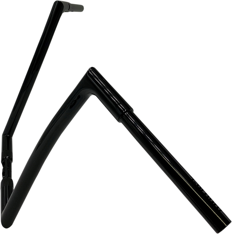 FAT BAGGERS INC. 1-1/4" EZ Install Flat Top Handlebar - 16" - Black 706016-B