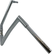 FAT BAGGERS INC. 1-1/4" EZ Install Flat Top Handlebar - 12" - Chrome 706012