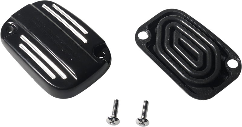 DRAG SPECIALTIES Replacement Replacement Front Brake Master Cylinder Cover Kit - Black Ball Milled