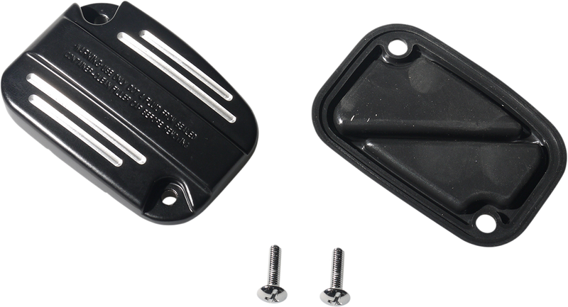 DRAG SPECIALTIES Replacement Clutch Master Cylinder Cover Kit - Black Ball Milled
