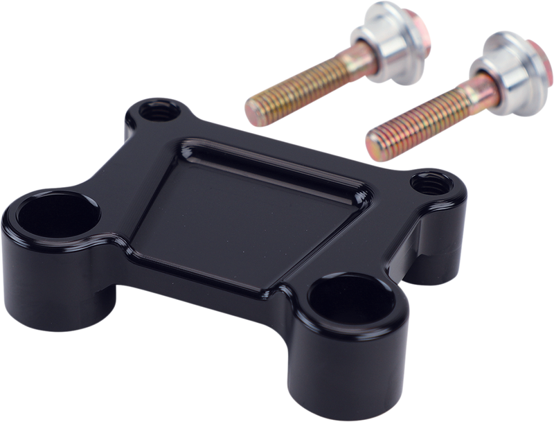 LA CHOPPERS T-Bar Handlebar Adapter - FLH - Black LA-7415-15B