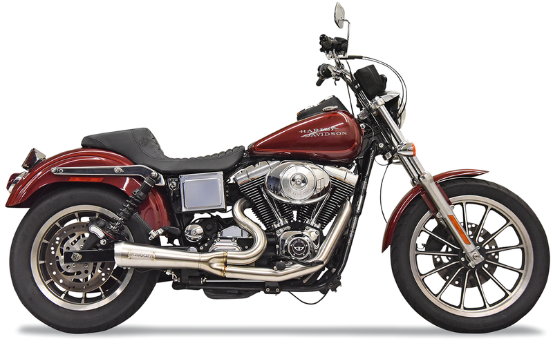 BASSANI XHAUST Ripper 2:1 Exhaust System - Stainless Steel - '91-'05 DYNA