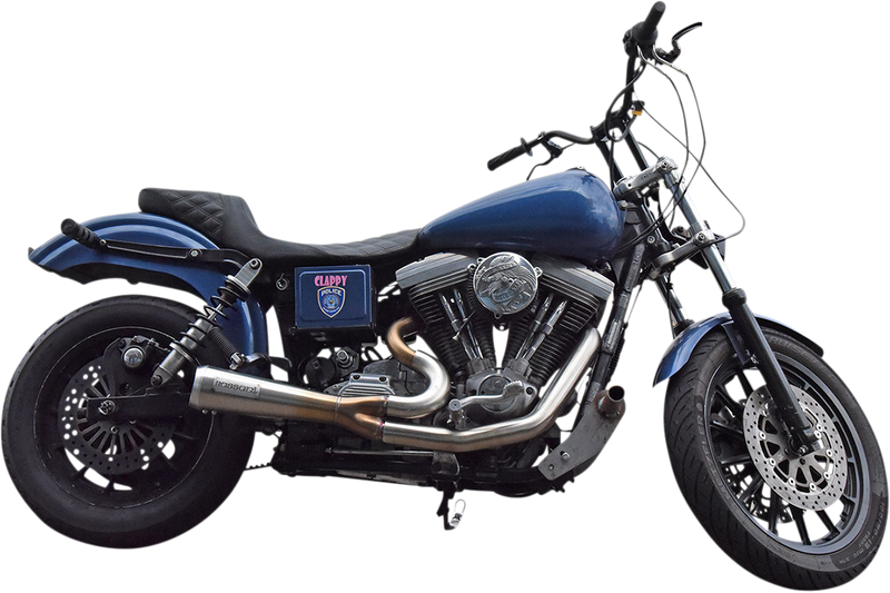 BASSANI XHAUST Ripper 2:1 Exhaust System - Chrome - 1991-2005 DYNA MODELS