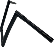 FAT BAGGERS INC. 1-1/4" EZ Install Flat Top Handlebar - 12" - Black 707012-B