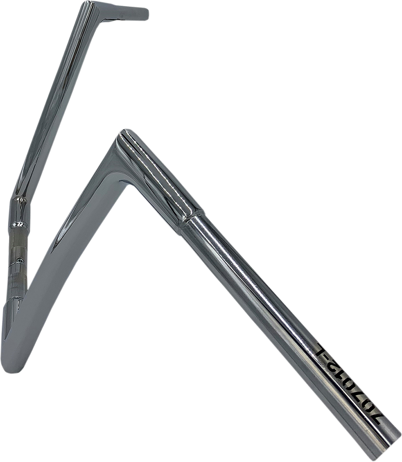 FAT BAGGERS INC. 1-1/4" EZ Install Flat Top Handlebar - 12" - Chrome 707012